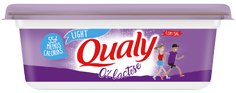 Embalagem de Qualy Light 0% Lactose com sal 250g