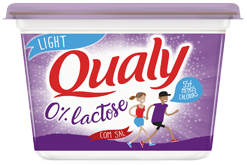 Embalagem de Qualy Light 0% Lactose com sal 500g